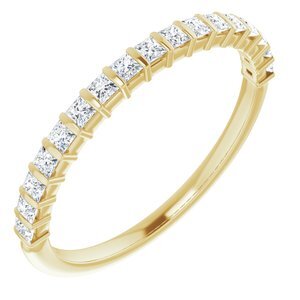 14K Yellow 3/8 CTW Diamond Anniversary Band  - 123600:6034:P