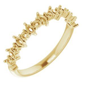 14K Yellow 3/8 CTW Diamond Anniversary Band - 123629:6014:P