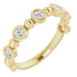 14K Yellow 3/8 CTW Diamond Anniversary Band  - 123631:6042:P