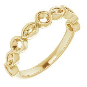 14K Yellow 3/8 CTW Diamond Anniversary Band  - 123633:6042:P