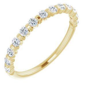 14K Yellow 3/8 CTW Diamond Anniversary Band  - 123675:6022:P