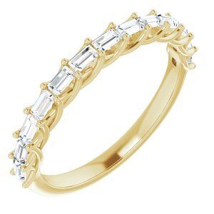 14K Yellow 3/8 CTW Diamond Anniversary Band - 123929:6020:P