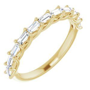 14K Yellow 3/8 CTW Diamond Anniversary Band - 123929:6024:P