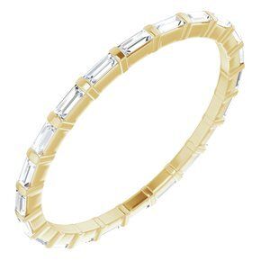 14K Yellow 3/8 CTW Diamond Eternity Band  - 123625:60058:P