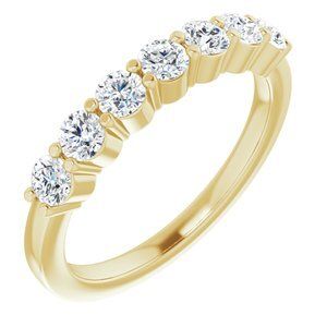 14K Yellow 5/8 CTW Diamond Anniversary Band - 122844:60011:P