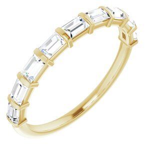 14K Yellow 5/8 CTW Diamond Anniversary Band - 123600:6070:P