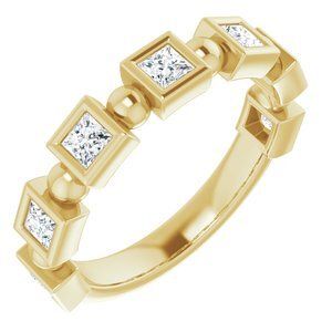 14K Yellow 5/8 CTW Diamond Anniversary Band  - 123631:6066:P