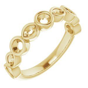 14K Yellow 5/8 CTW Diamond Anniversary Band  - 123633:6046:P