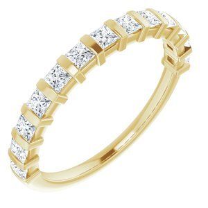 14K Yellow 5/8 CTW Diamond Anniversary Band  - 123675:6042:P