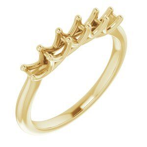 14K Yellow 5/8 CTW Diamond Anniversary Band - 123873:6013:P