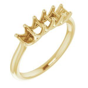 14K Yellow 5/8 CTW Diamond Anniversary Band - 123873:6021:P