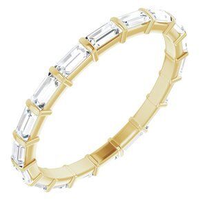 14K Yellow 5/8 CTW Diamond Eternity Band  - 123601:60219:P