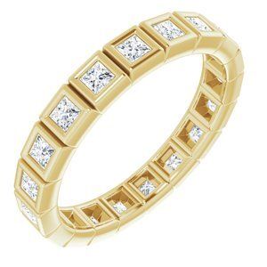 14K Yellow 5/8 CTW Diamond Eternity Band - 123624:60058:P
