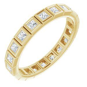 14K Yellow 5/8 CTW Diamond Eternity Band  - 123624:60250:P