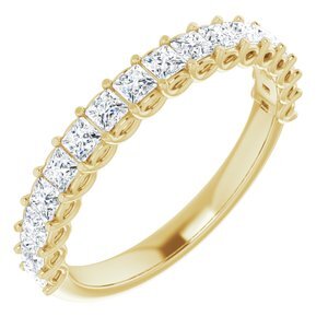 14K Yellow 7/8 CTW Diamond Anniversary Band - 123973:6041:P