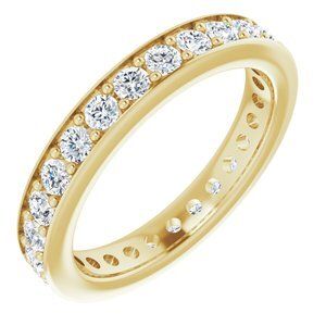 14K Yellow 7/8 CTW Diamond Eternity Band  - 123193:60014:P