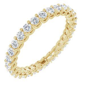 14K Yellow 7/8 CTW Diamond Eternity Band  - 123593:60143:P