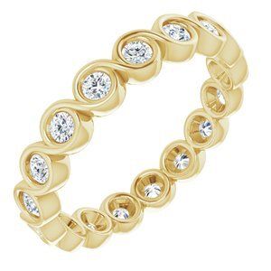14K Yellow 7/8 CTW Diamond Eternity Band  - 123595:60026:P