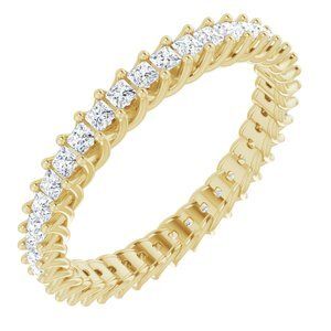 14K Yellow 7/8 CTW Diamond Eternity Band  - 123643:60037:P