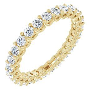 14K Yellow 9/10 CTW Diamond Eternity Band  - 123593:60022:P