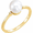 14K Yellow Freshwater Cultured Pearl & .025 CTW Diamond Ring - 6194:601:P