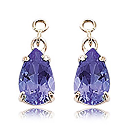 14K Yellow Gold 9 x 6 Ps-Amy Earring Jackets