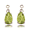14K Yellow Gold 9 x 6 Ps-Peridot Earring Jackets