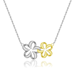 14K Yellow Gold Gold Plumeria's Necklace