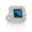 14k Yellow Gold White Gold Diamond Cufflinks With London Blue Topaz  - C8345LBT-C