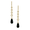 14k Yellow Gold Yellow Gold Diamond Earring With Black Onyx  - E10138BO