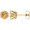 14K Yellow Honey Topaz Earrings - 28808:70005:P