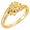 14K Yellow Love Waits Chastity Ring - R16671:250628:P