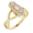 14K Yellow Morganite & 1/4 CTW Diamond Ring   - 71947:60006:P