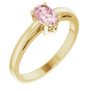 14K Yellow Morganite Ring - 70531:127:P