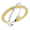 14K Yellow & White 1/6 CTW Diamond Criss-Cross Ring - 651752:60003:P