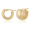 14kg 13mm Plain Band Hoop Earrings - 21-4238