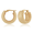 14kg 15mm Faceted Band Hoop Earrings - 21-4237-T