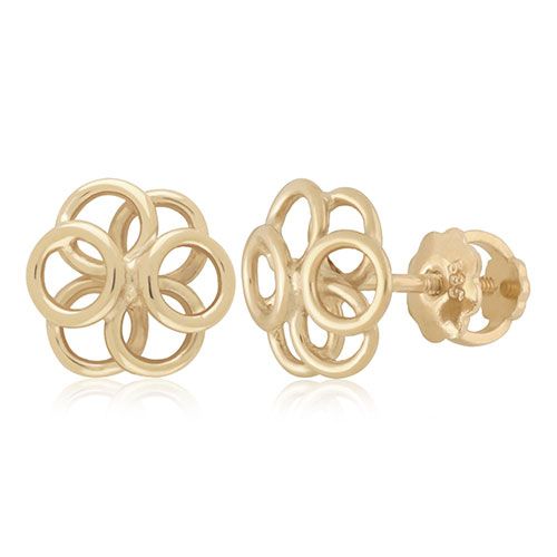 14kg 6 Sm Rings Clstred Baby Sb Earrings - 02-506-BS