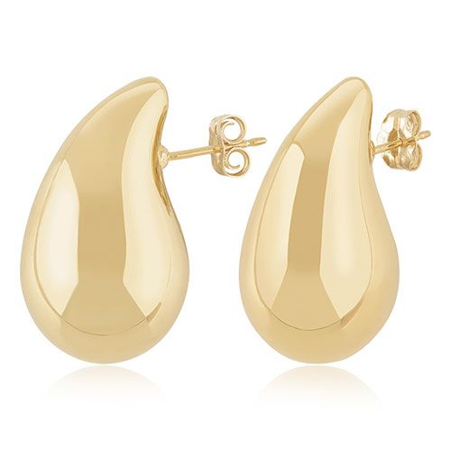 14kg Medium Tear Drop Stud Earrings - 21-3391