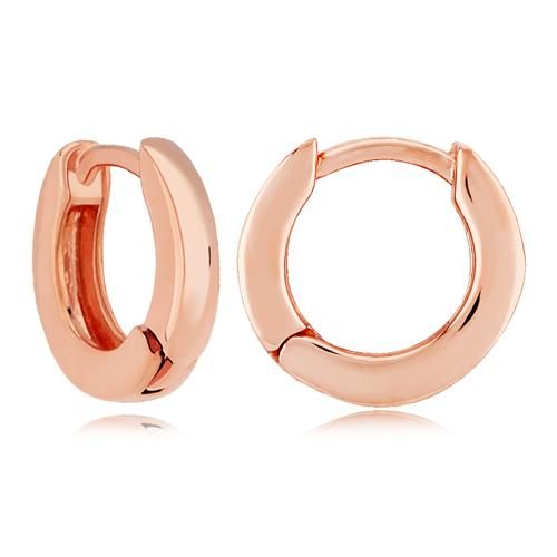 14krg Sm 3x12mm Hinged Hoop Earrings - 03-701R