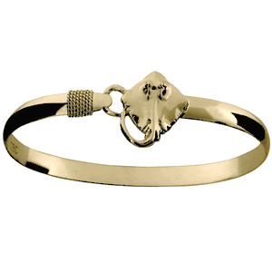 14ky 6mm Sting Ray Bracelet 7.5 Inch - Y6SR75