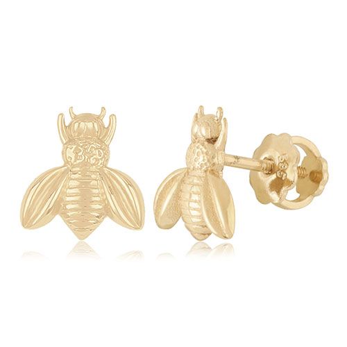 14ky Bumble Bee Stud Baby Sb Earrings - 02-517-BS