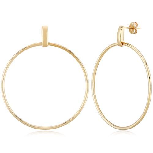 14ky Lg Door Knocker Earrings - 14297