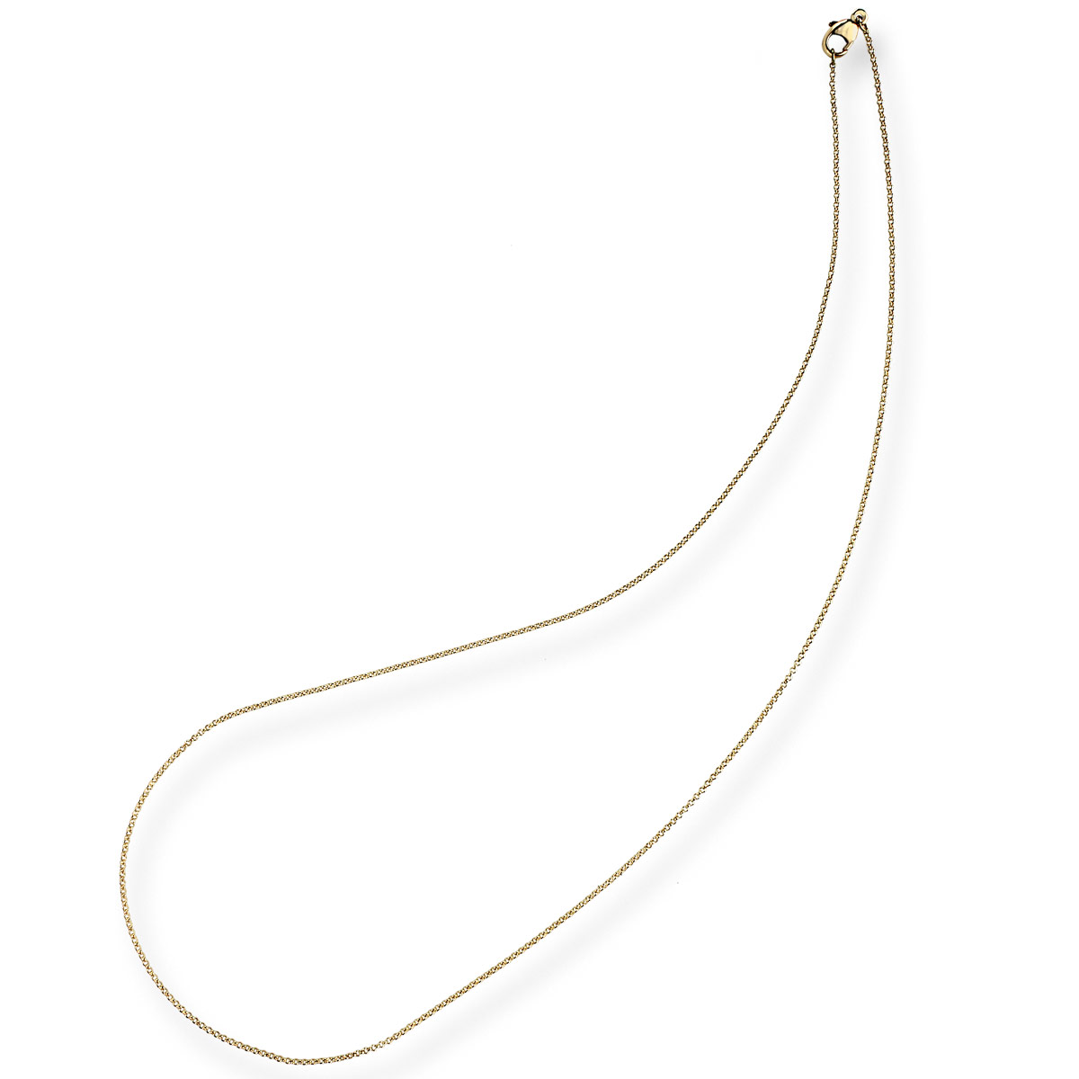 18K Rolo Chain to fit smaller pendants  - RFG302-18