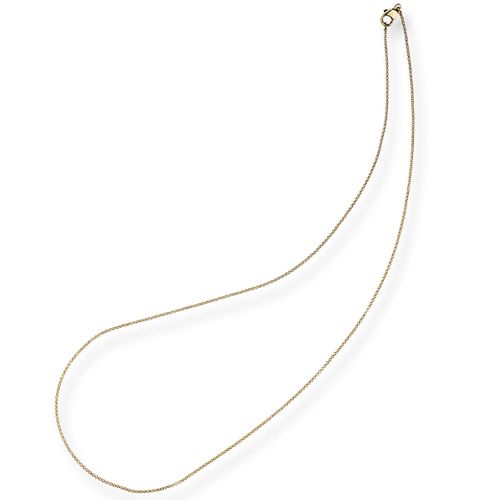 18K Rolo Chain to fit smaller pendants  - RFG302-18