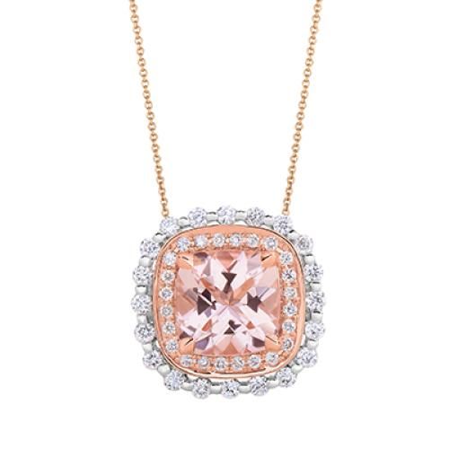 18k Rose Gold/White Gold Ring - N126PCM