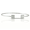 18k White Gold Diamond Bangle - B8169
