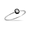 18k White Gold Invisible Set Diamond Bracelet With Black Onyx - B9186BO-1