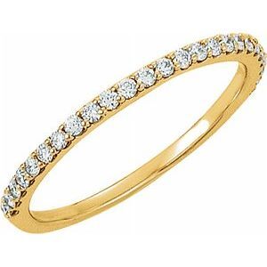 18K Yellow 1/4 CTW Diamond Band - 68871:103:P