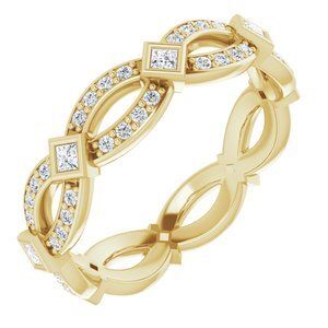 18K Yellow 3/8 CTW Diamond Eternity Band - 122006:150:P